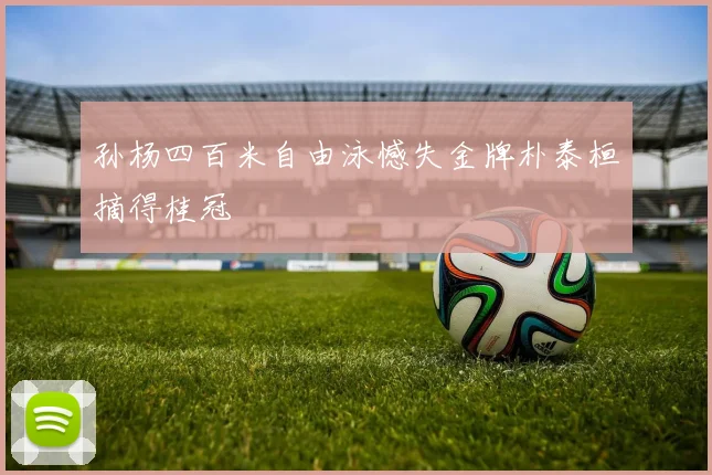孙杨四百米自由泳憾失金牌朴泰桓摘得桂冠